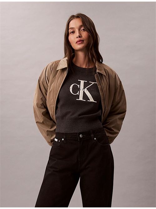 chunky cotton graphic vest CALVIN KLEIN JEANS | LV044E306GP7I